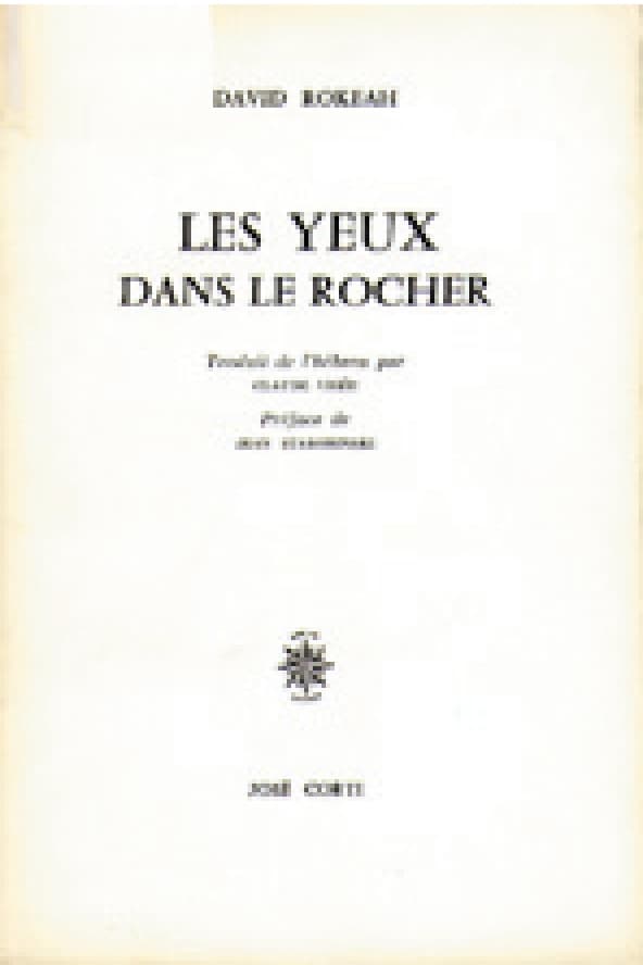 Les yeux dans le rocher
